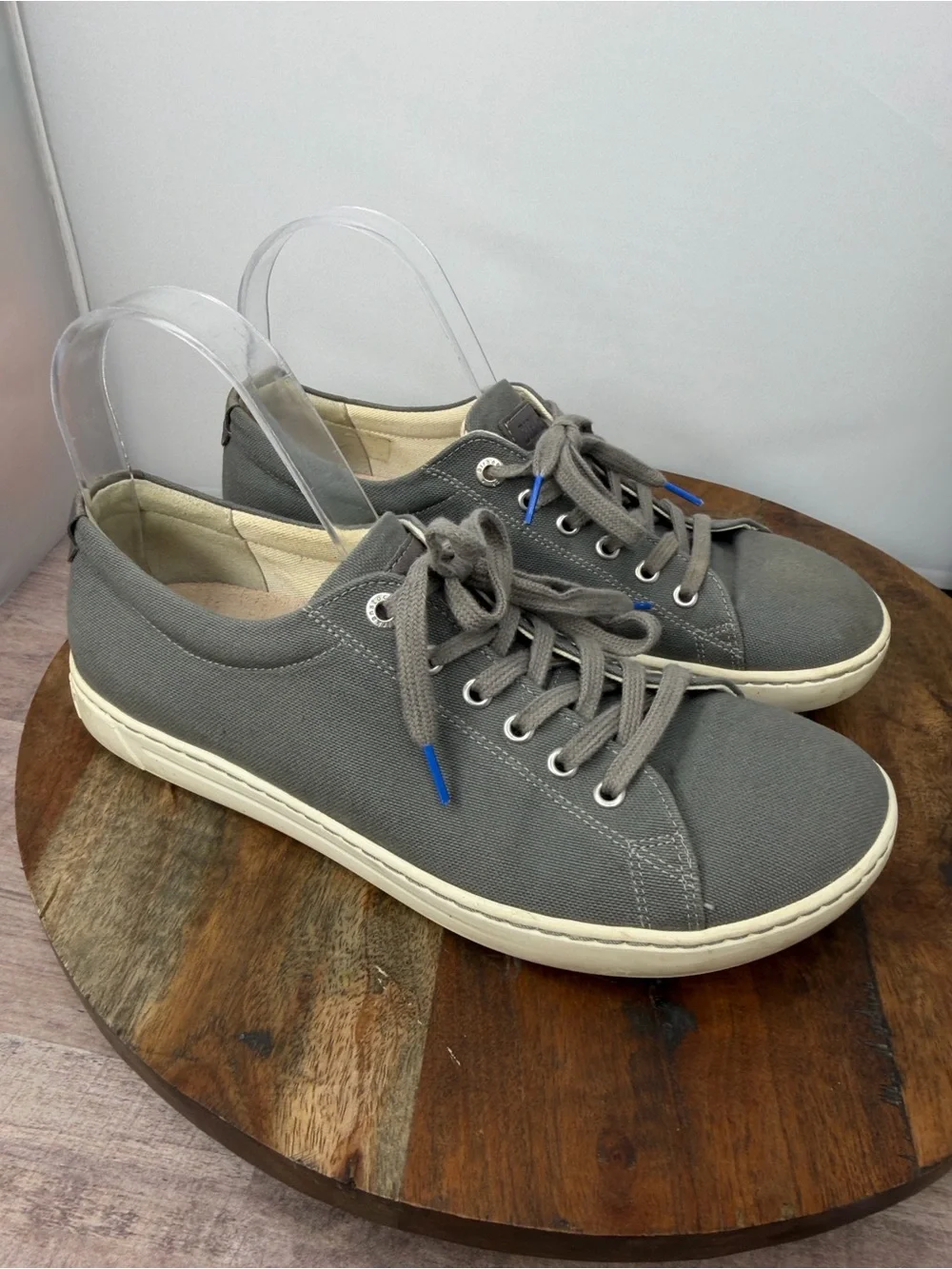 Birkenstock “Arran” Grey Canvas Shoes - Size: 39